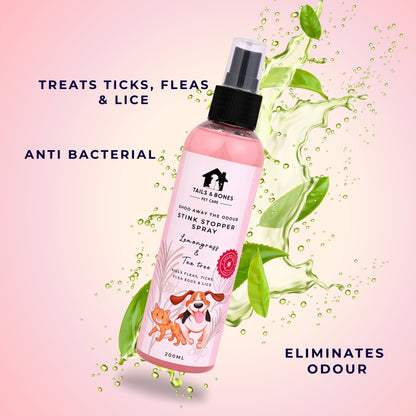 STINK STOPPER ODOUR SPRAY WITH TEA TREE & LEMONGRASS