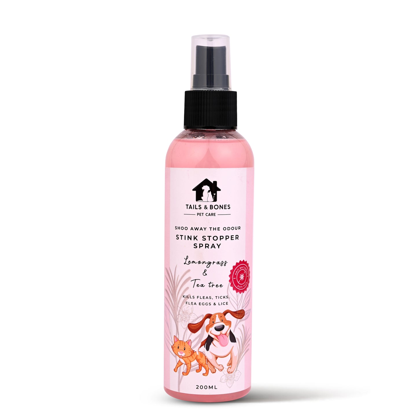 STINK STOPPER ODOUR SPRAY WITH TEA TREE & LEMONGRASS